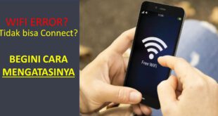 Cara Menyambungkan wifi yang tidak terhubung