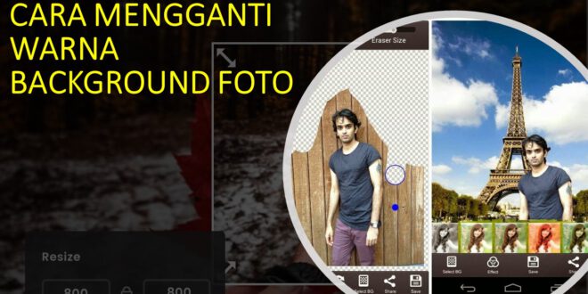 CARA MENGGANTI WARNA BACKGROUND FOTO