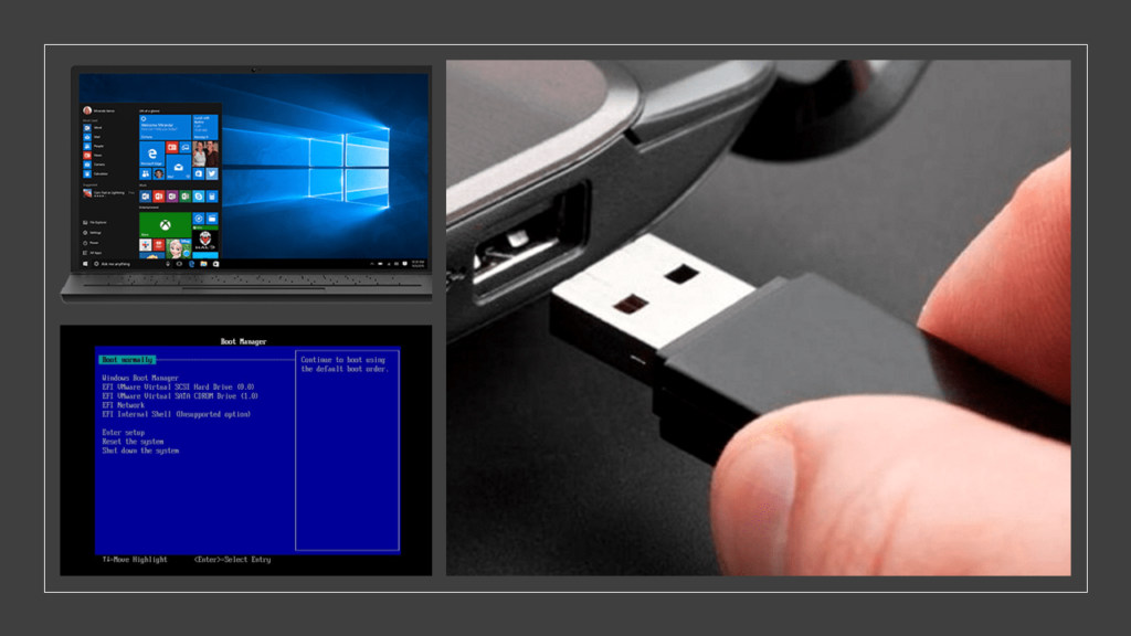 Setup BIOS windows 10 dengan flashdisk