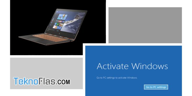 cara menghilangkan tulisan activate windows
