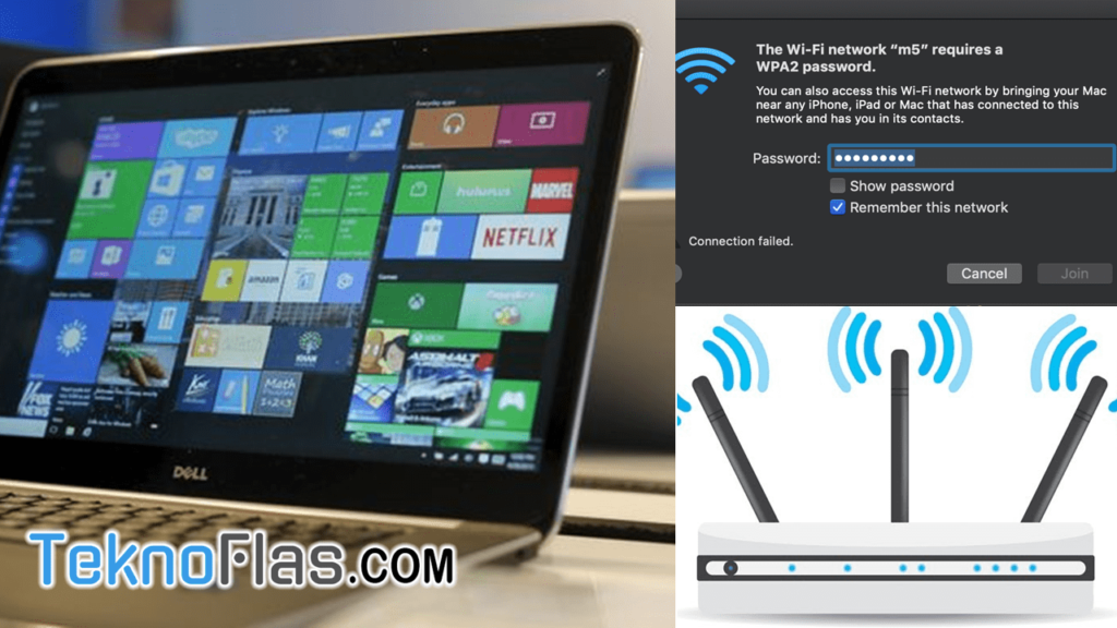 laptop tidak bisa connect wifi