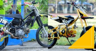 modif motor bebek jadi mini trail