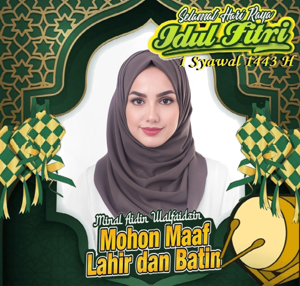 100+ Twibbon Hari Raya Idul Fitri Tidak Perlu Jago Graphic Design Vector 1 