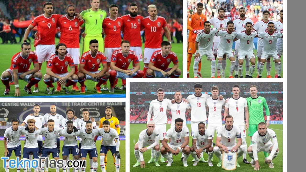 Inggris vs Wales, USA vs Iran piala dunia 2022